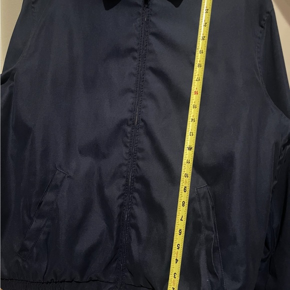 Polo Ralph Lauren Navy Harrington Plaid Lined Full Zip Jacket in Size L - Picture 14 of 15